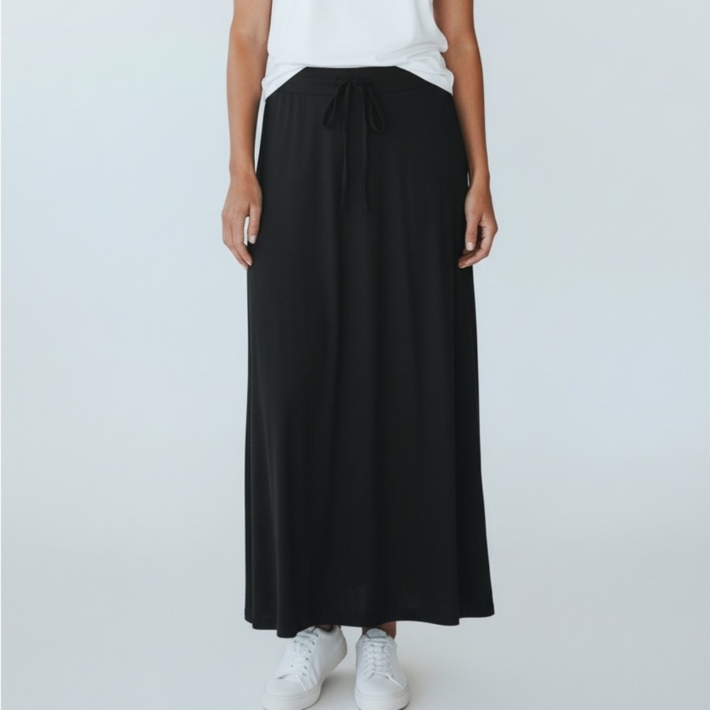 New York & Company Black Maxi Skirt size M New